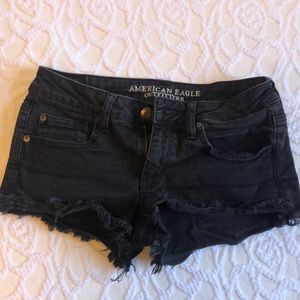 American Eagle black shorts